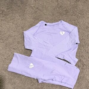 Lavender women’s best workout set